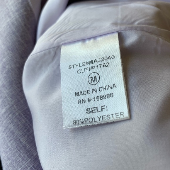 EUC Aaron & Amber Lilac Purple lined jacket sz Medium oversized. - Picture 7 of 10